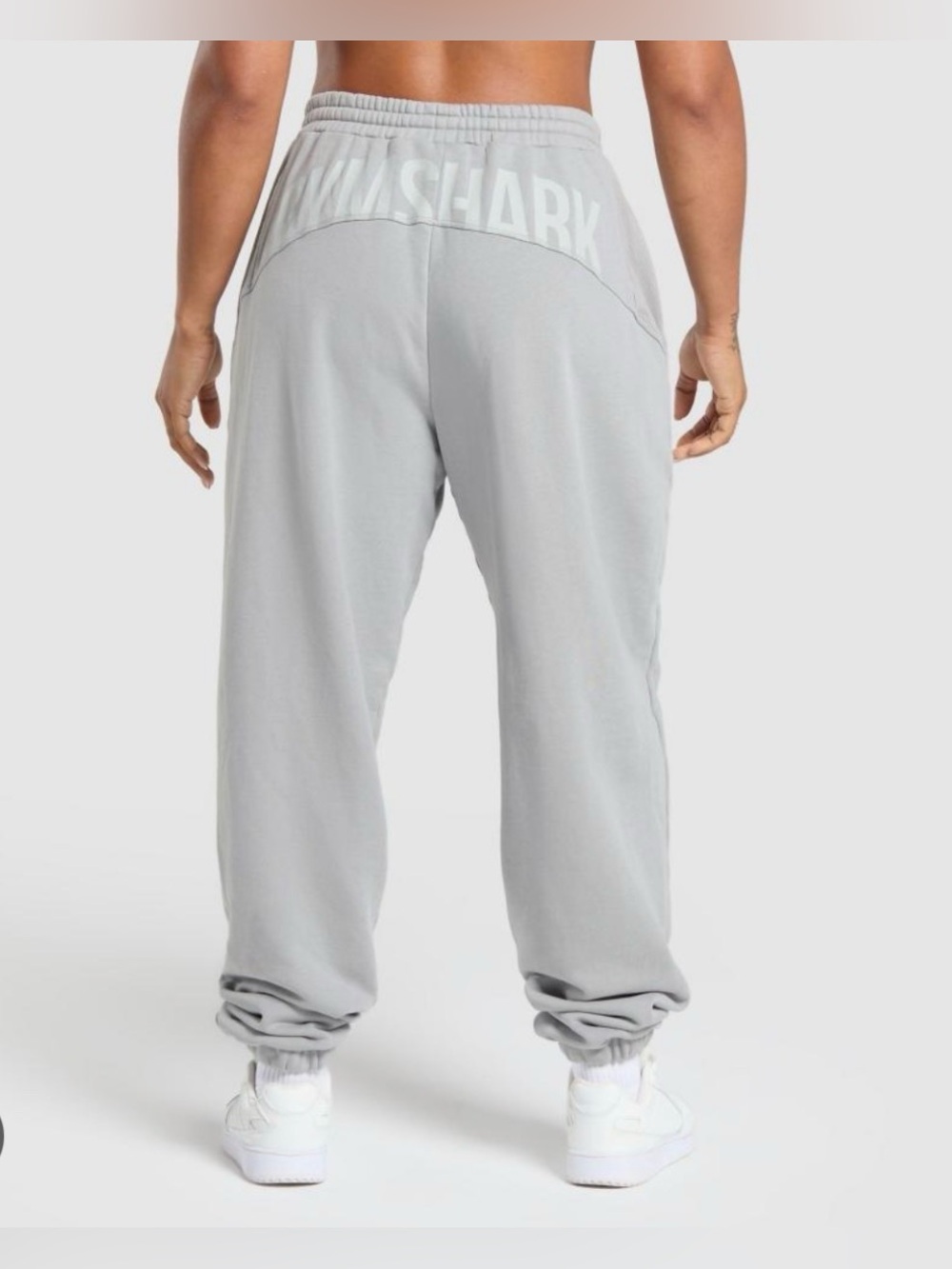 Gymshark POWER WASHED JOGGERS - Silver - Small